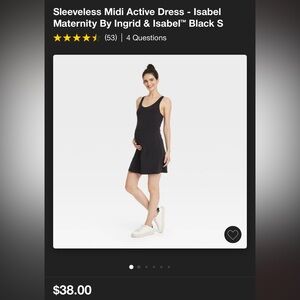 Sleeveless Midi Active Dress - Isabel Maternity by Ingrid & Isabel